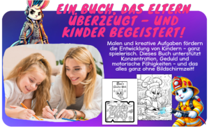 Flico Malbuch – Eltern malen mit Kindern, fördern Konzentration, Kreativität und Motorik